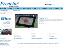 Tablet Screenshot of preactor.fr