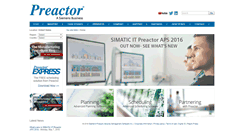 Desktop Screenshot of preactor.com