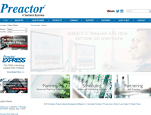 Tablet Screenshot of preactor.com